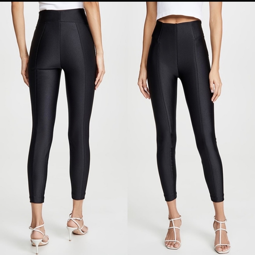 NWT Good American GDP005 The High Shine Boss Disco Pant S